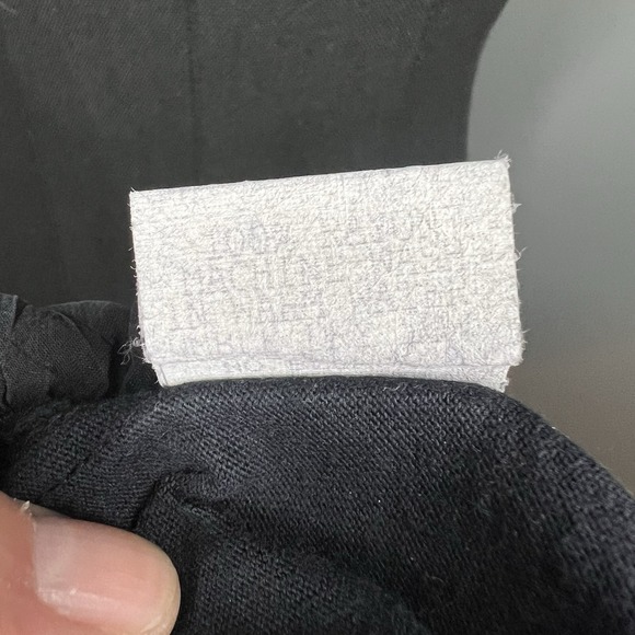 Vintage 80s 90s Johnny Was T-Shirt Dress Maxi Black Floral Embroidery Large - Picture 11 of 11